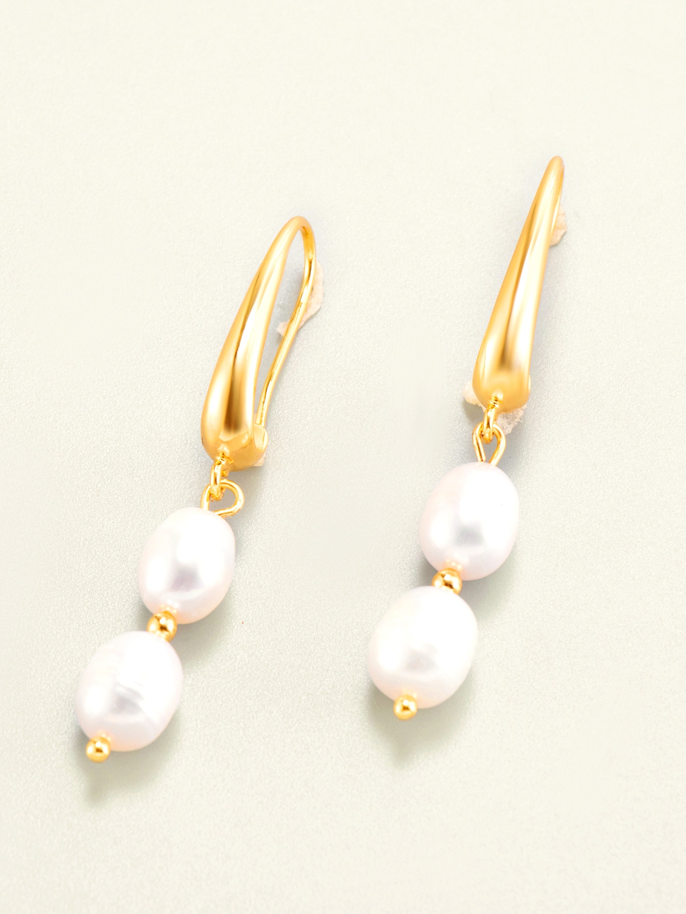 Natural Baroque Pearl Dangle Earrings