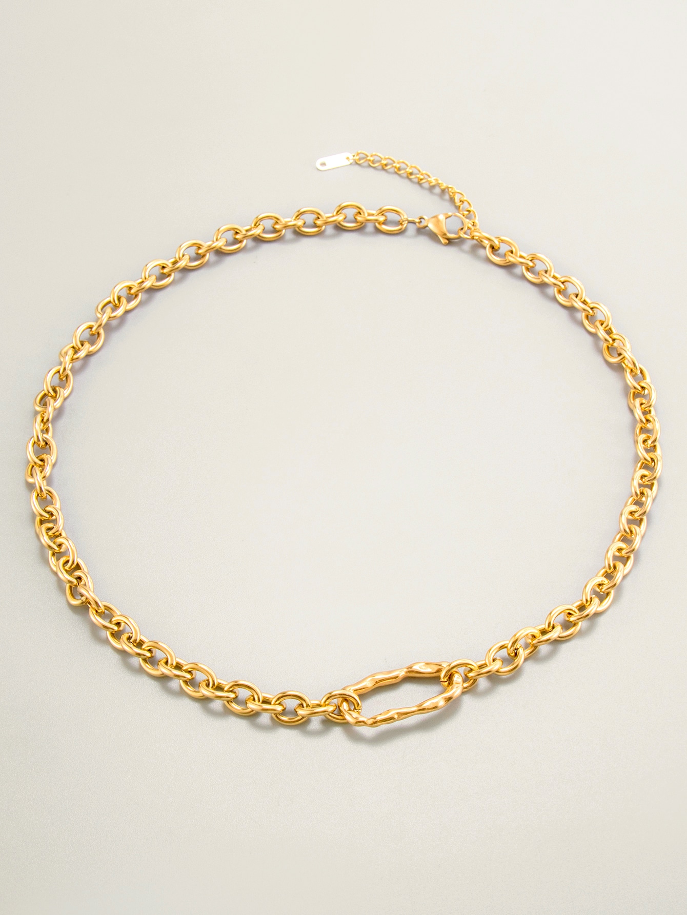 Fashion Stainless Steel 18K Gold Plated Necklace